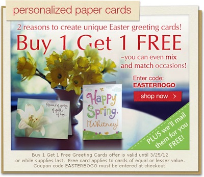Free Personalized Paper Cards