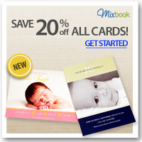 Save 20% on all cards online
