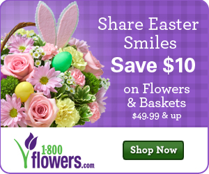 $10 Off Easter flowers & gifts