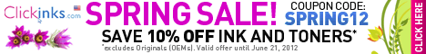 10% off Ink and Toner Purchase