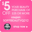 Save $5 off $25 on Beauty items