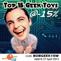 15% Off Top 15 Geek Toys