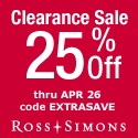 Save 20% off Clearance and 25% off Everything Else