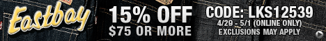 15% off $75 or more