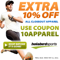 10% Off All Closeout Apparel