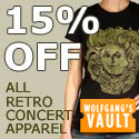 Save 15% on all concert apparel
