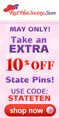 10% Off State Pins