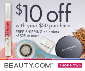 $10 off your $50 Beauty.com order