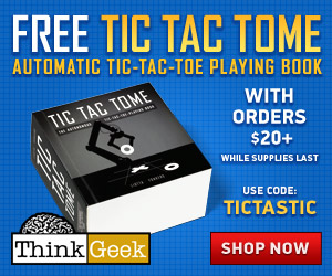 FREE Tic Tac Tome with any purchase of $20 or more