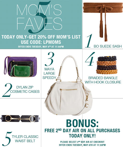 20% Off Mom's Faves