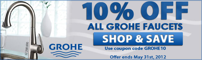 Get 10% Off All GROHE faucets