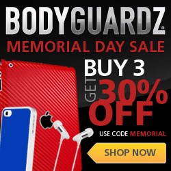 Buy 3 BodyGuardz Items and Save 30%