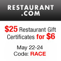 $25 gift certificates for as low as $6