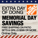 Free shipping on patio sets and grills $399 or more