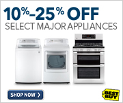 10%-25% Off Select Major Appliances