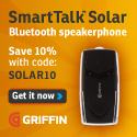 Save 10% on SmartTalk Solar solar powered Bluetooth speakers