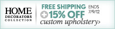 15% Off + Free Shipping on All Custom Upholstery