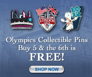 Buy 5 Official Olympic Pins & Get the 6th one FREE