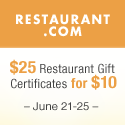 $25 gift certificates for as low as $10