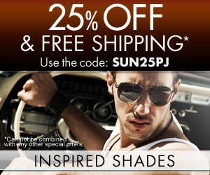 25% OFF + free shipping