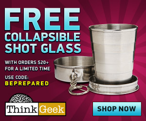 FREE Collapsible Shot Glass with $20+