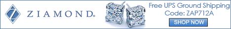 15% OFF all Stud Earrings in the Ziamond Earrings Stud Collection