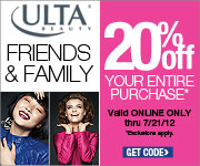 Receive 20% Off Entire Online Purchase