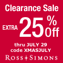 Extra 25% Off Clearance, Plus 25% Off Sitewide