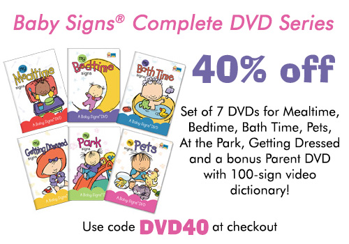 40% off the Baby Signs Complete DVD Series