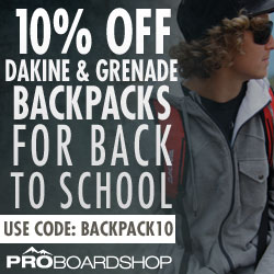 10% Off  Dakine & Grenade Backpacks