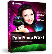 Save $50 on Corel PaintShop Pro X4 Full version and $35 on the Upgrade version