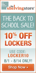 10% Off Lockers