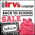 Back to School with Irv's Luggage