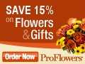 15% Off Fall Flowers & Gifts
