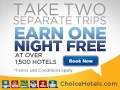 Stay 2 separate times and earn a free night