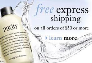 Free express shipping on all orders of $50 or more