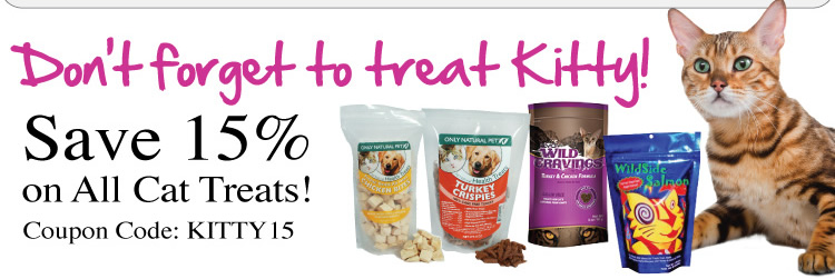 Save 15% on Cat Treats