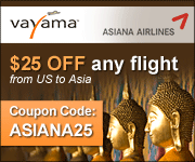 $25 Off Asiana Flights