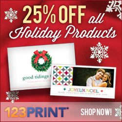 25% off all Holiday Products