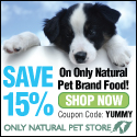 Save 15% on Only Natural Pet Brand Food