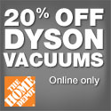 20% off Dyson vacuums