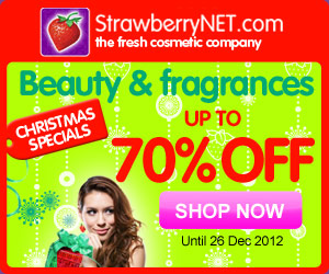 StrawberryNET Christmas Specials! Up to 70% Off Beauty and Fragrance Products