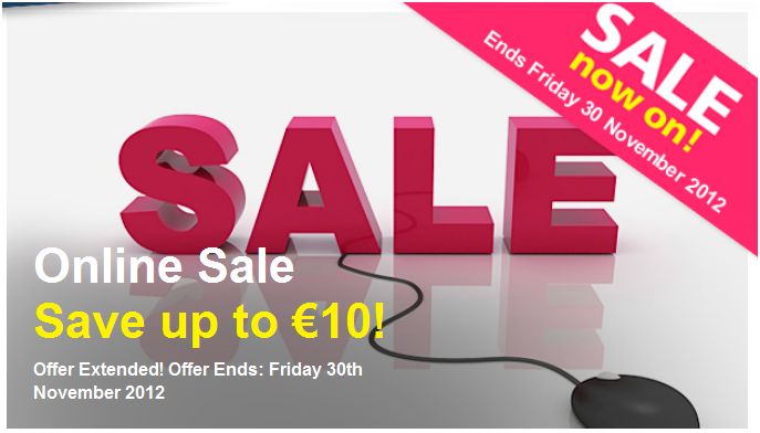€5 off a four day