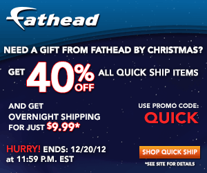 All Quick Ship Items Are 40% Off And You Get Overnight Shipping For Just $9.99