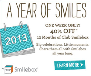 Get 40% off an annual Club Smilebox subscription