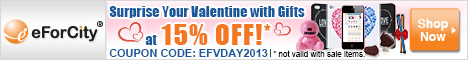 Surprise Your Valentine with Gifts at 15% Off