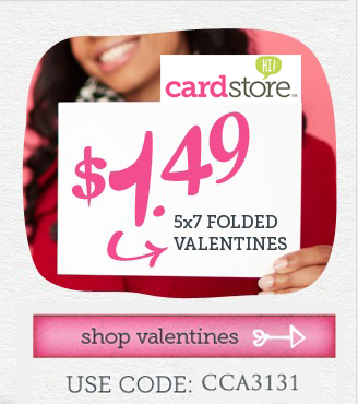 $1.49 Valentine's Cards + Free Shipping