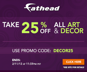 25% Off All Art & Decor Products