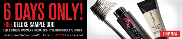 FREE DELUXE SAMPLE DUO: FULL EXPOSURE MASCARA & PHOTO FINISH HYDRATING UNDER EYE PRIMER