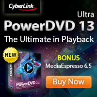 Free PowerDVD Ultra and $5 site wide